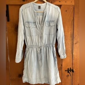 Gap Chambray Jean Shirt Dress Sz S